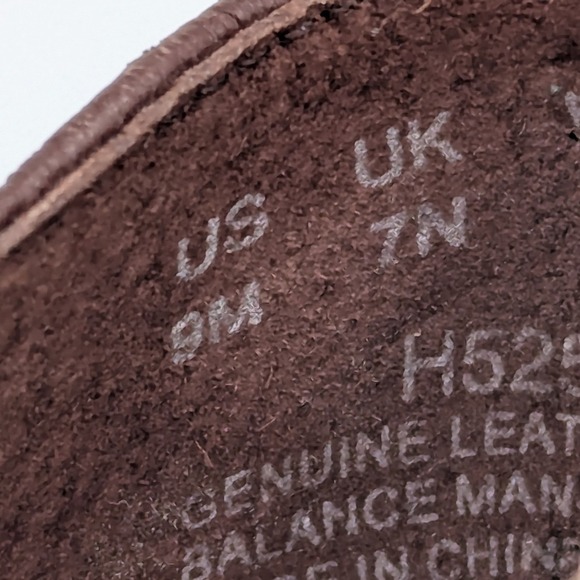 Hush Puppies Womens Brown Leather Ballet Flats Mary Jane Style Shoes Size 9M - Picture 5 of 7